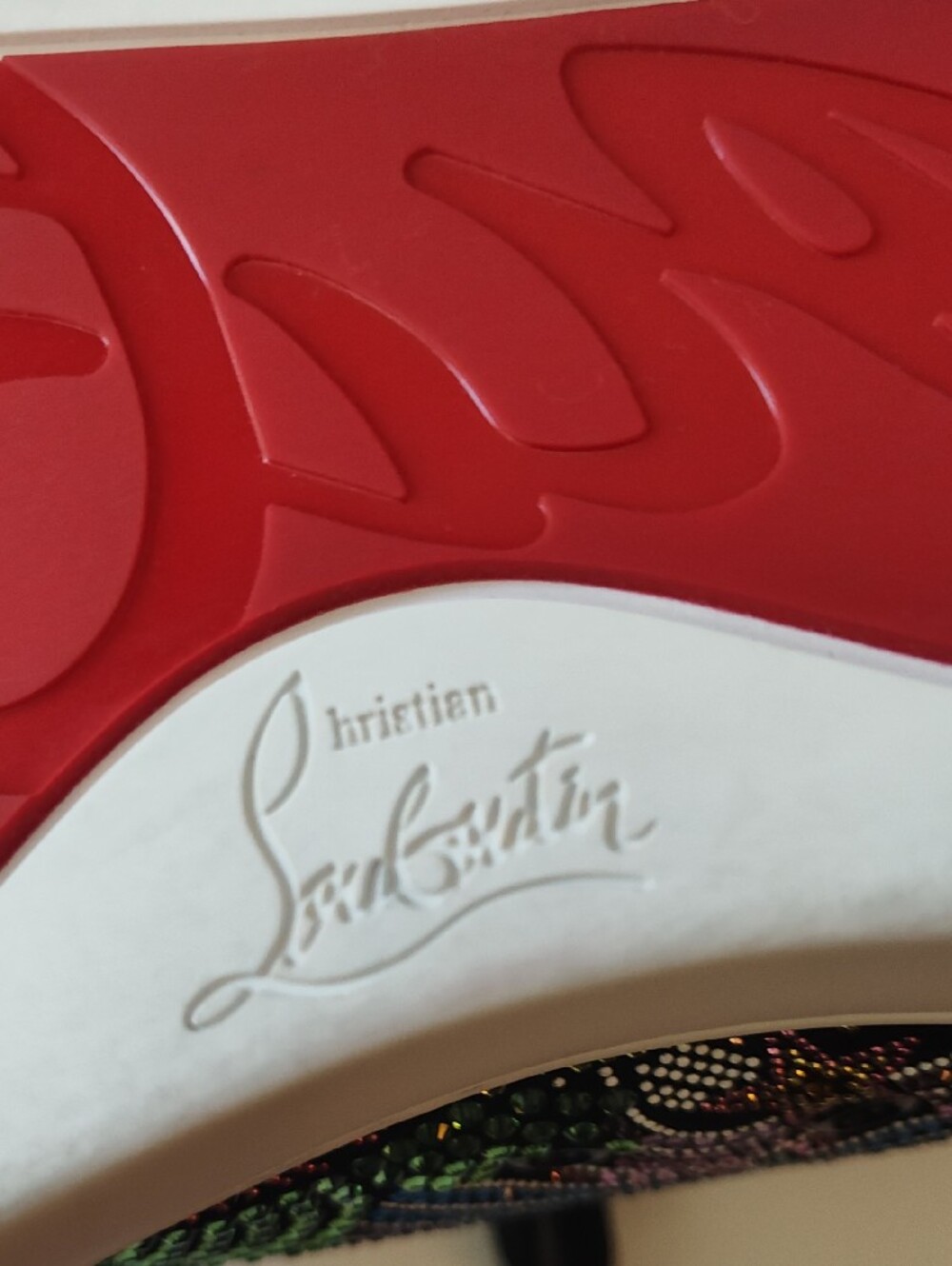 CHRISTIAN LOUBOUTIN Paris "Starlight" High-Top Men's Sneakers Size 9 US 42 - Picture 10 of 15